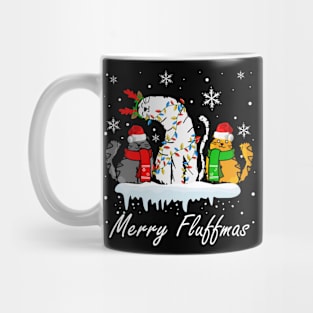 Cat merry fluffmas Mug